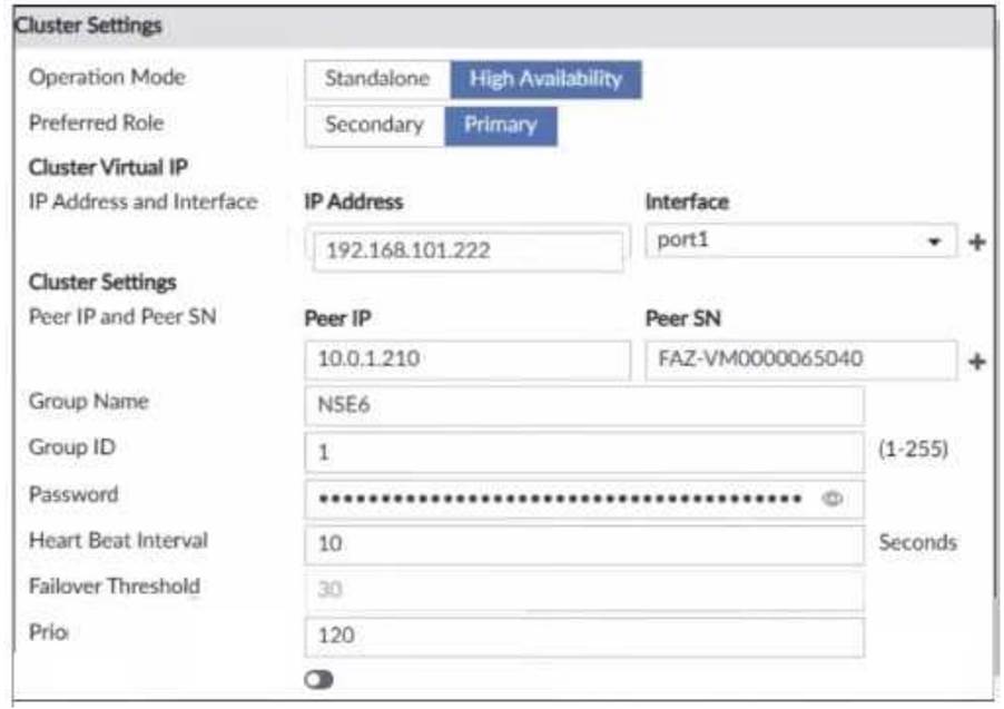 NSE6_FAZ-7.2 dumps exhibit